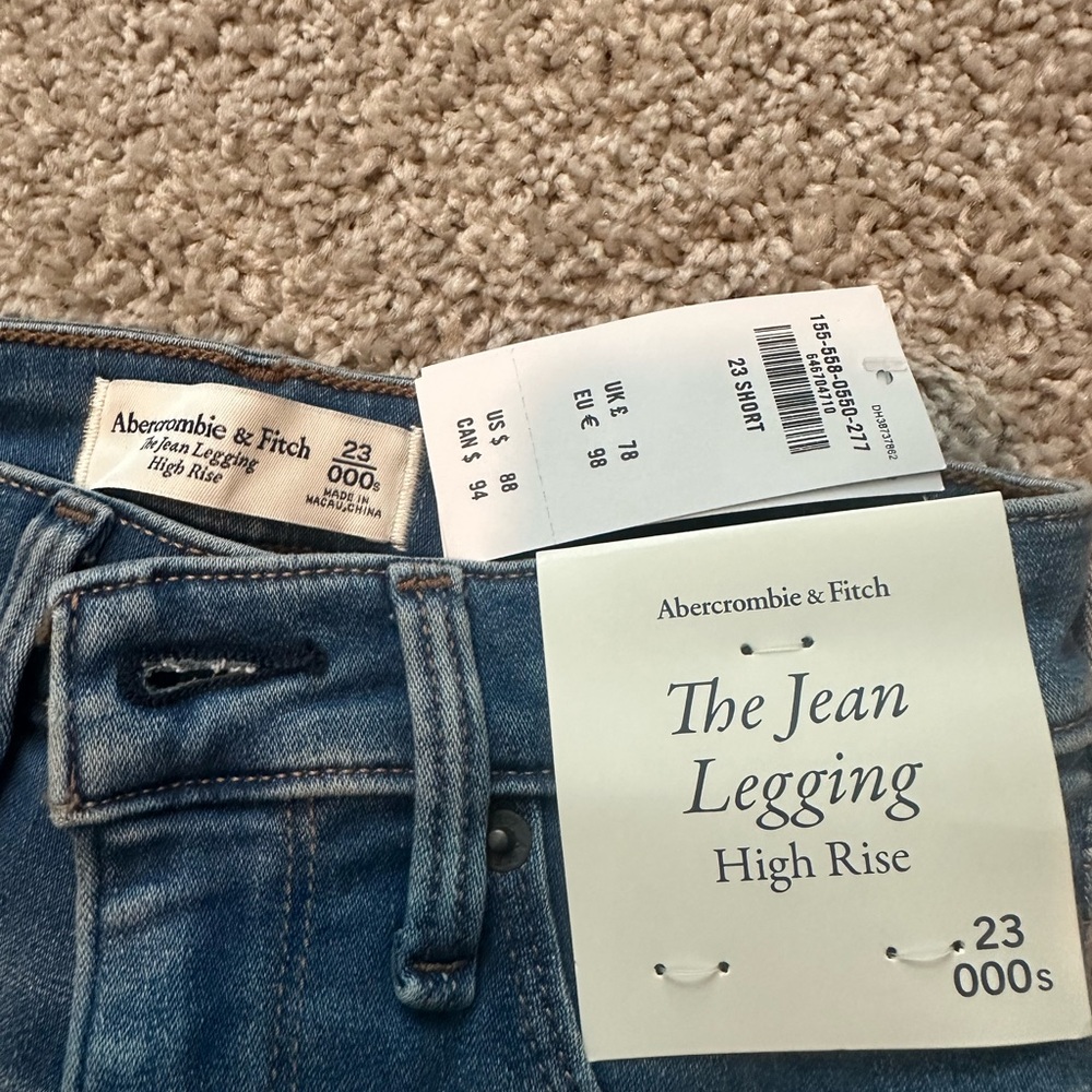 Abercrombie & Fitch Juniors Denim High Rise Jeggings